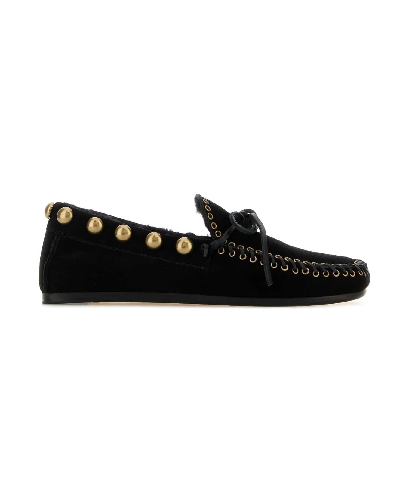 Black Suede Fitza Loafers - 1