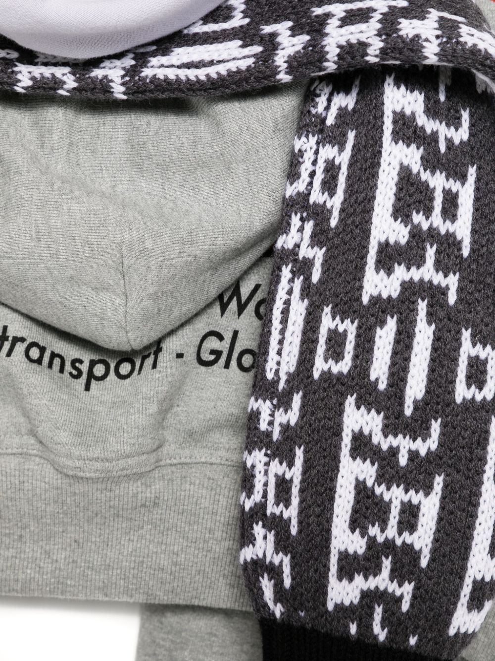 Hood with sleeves and scarf - 2