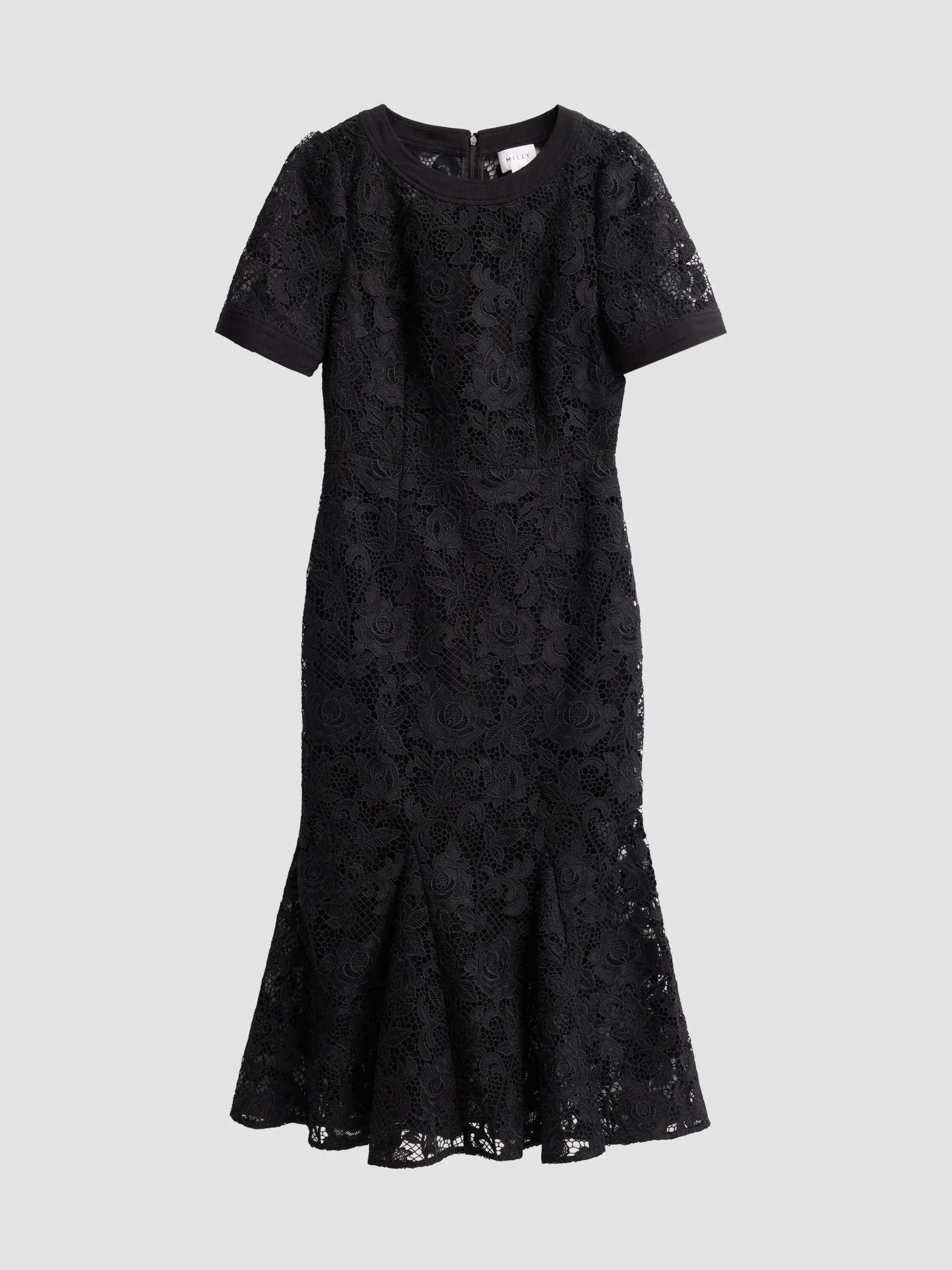 Women's Ailany Lace Midi Dress - Black - 1
