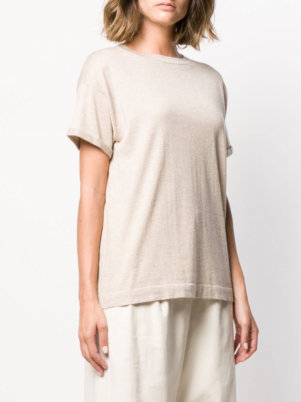Cashmere and silk t-shirt - 3