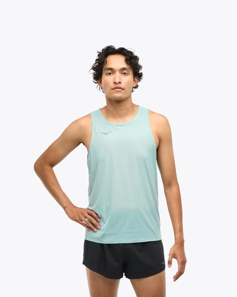 Men's Airolite Run Tank Top in Druzy - 1