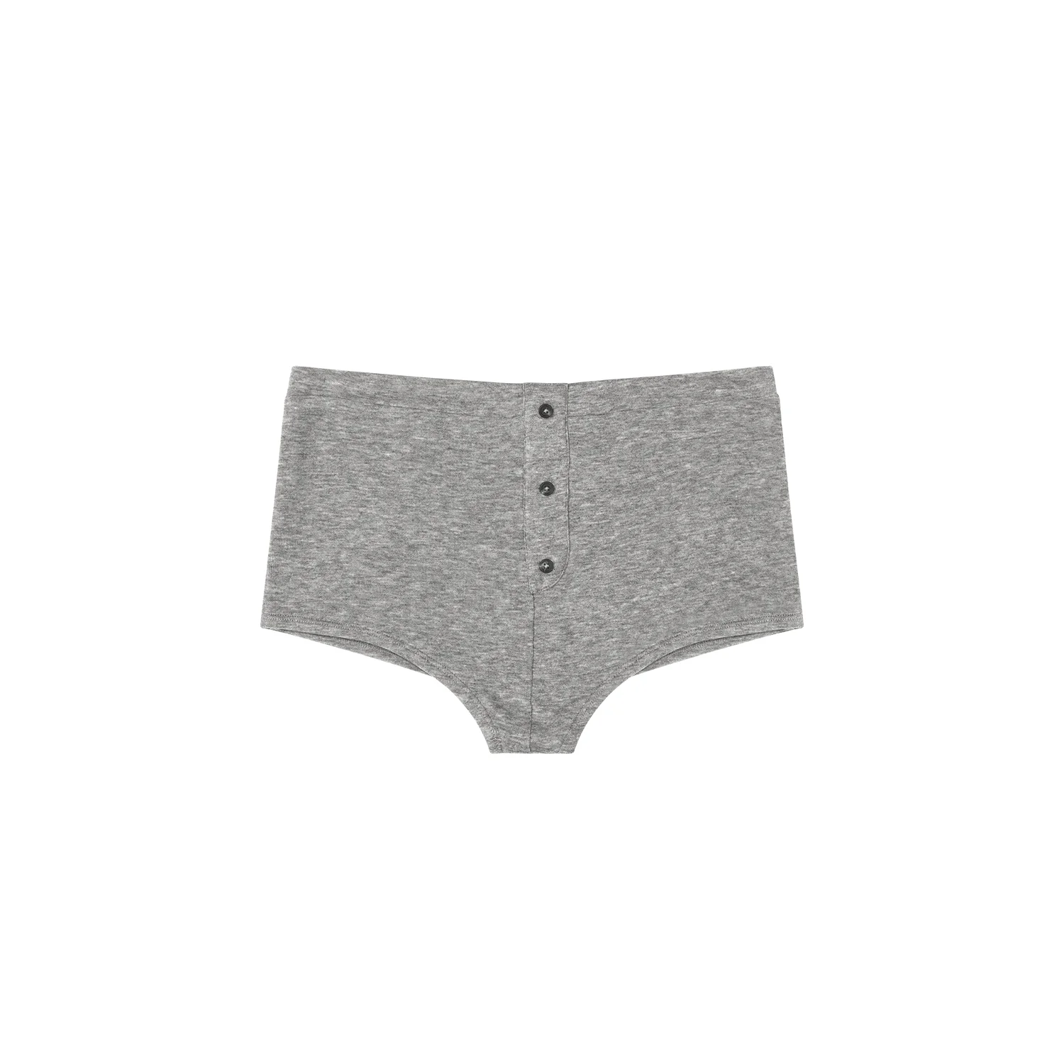 BOOTY SHORTS SILVER GRAIN - 1