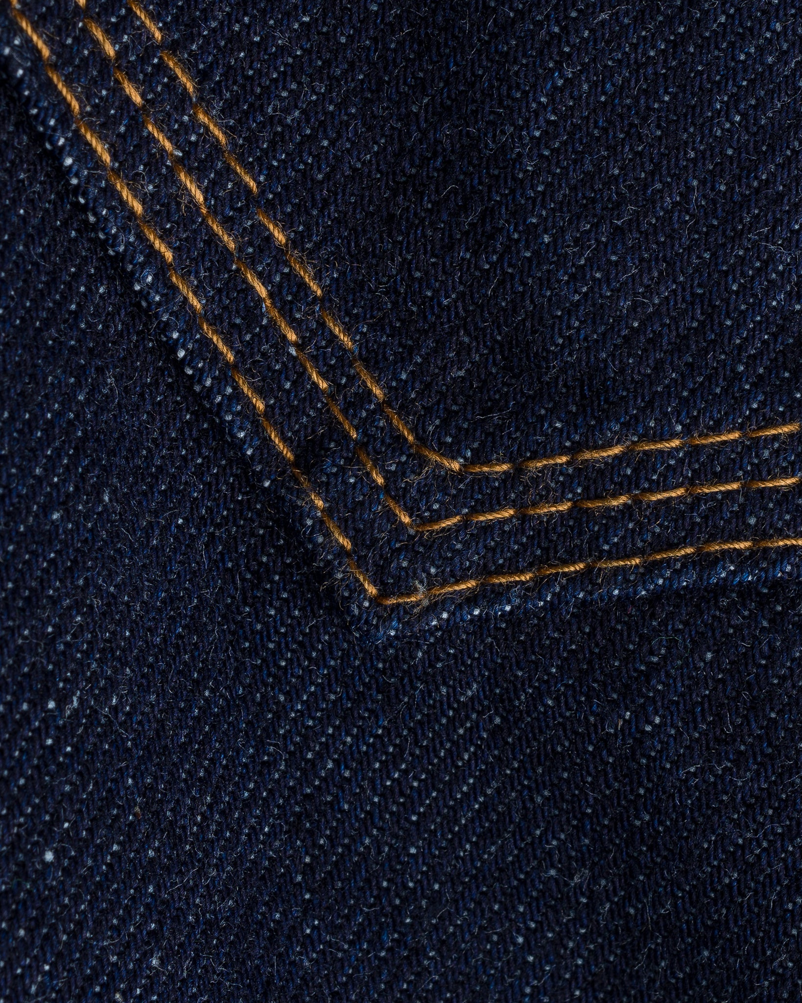 IHSH-33-IND 12oz Selvedge Denim Western Shirt - Indigo - 22