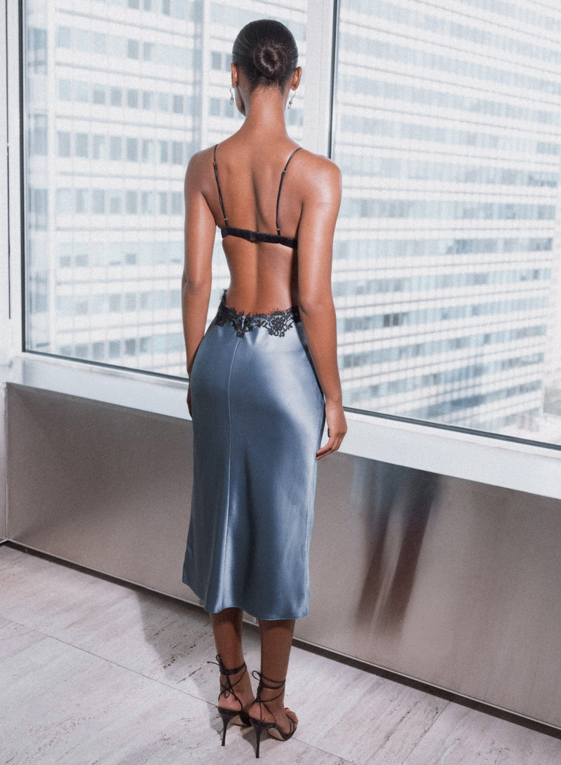 Silk & Lace Cutout Slip 4