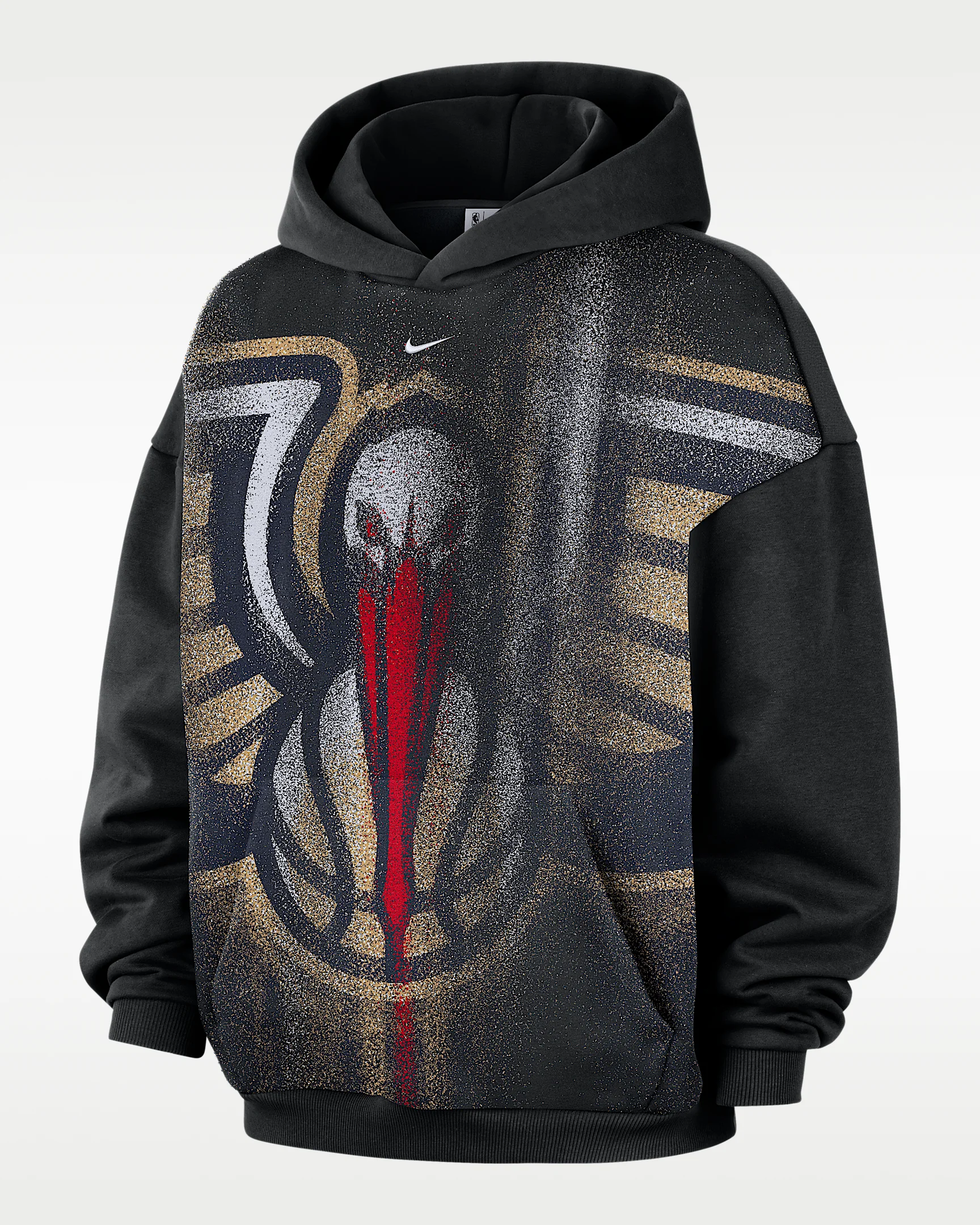 New Orleans Pelicans Standard Issue Men's Fleece Basketball Hoodie - 1