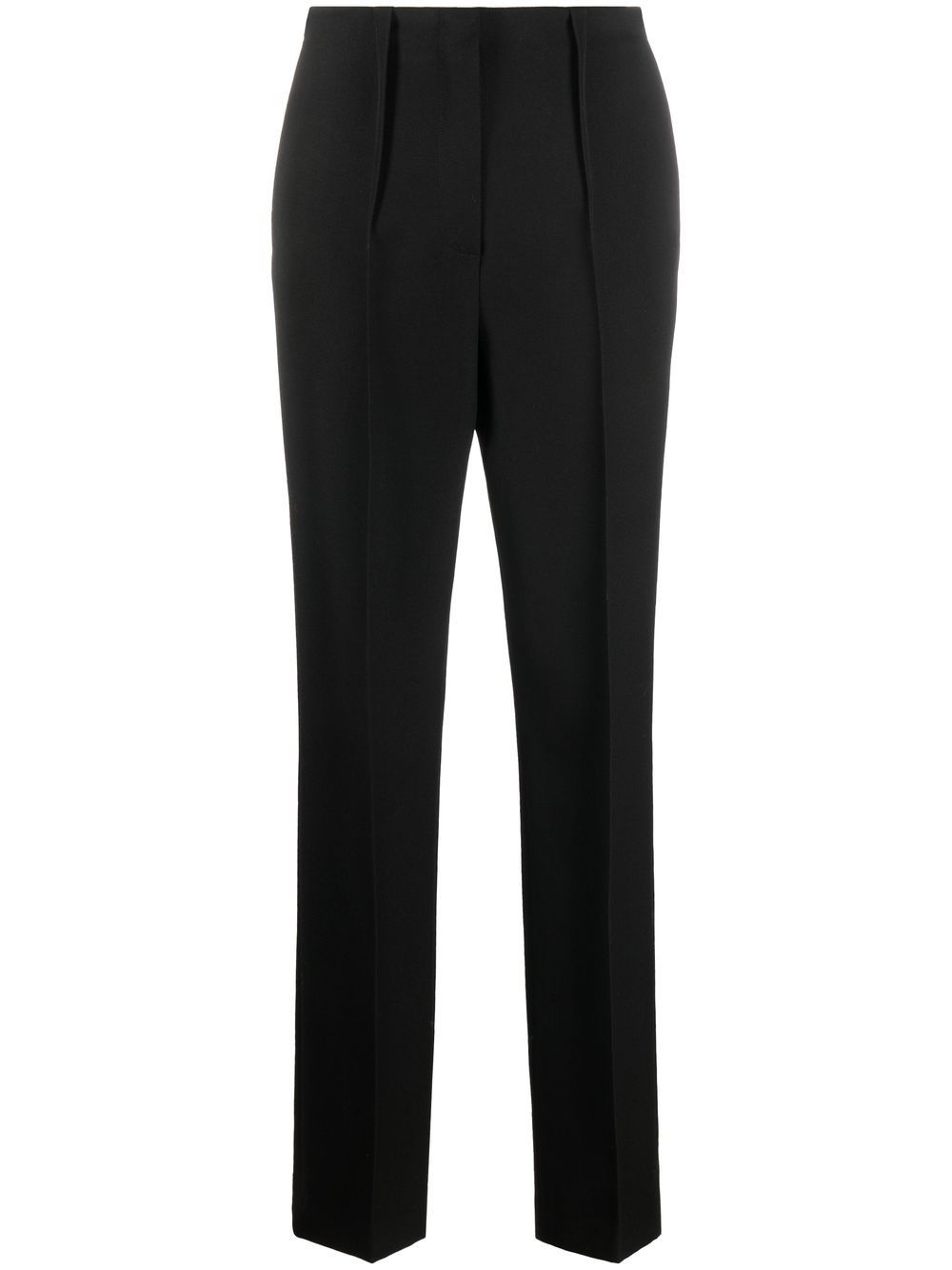 tailored virgin wool slim-cut trousers - 1