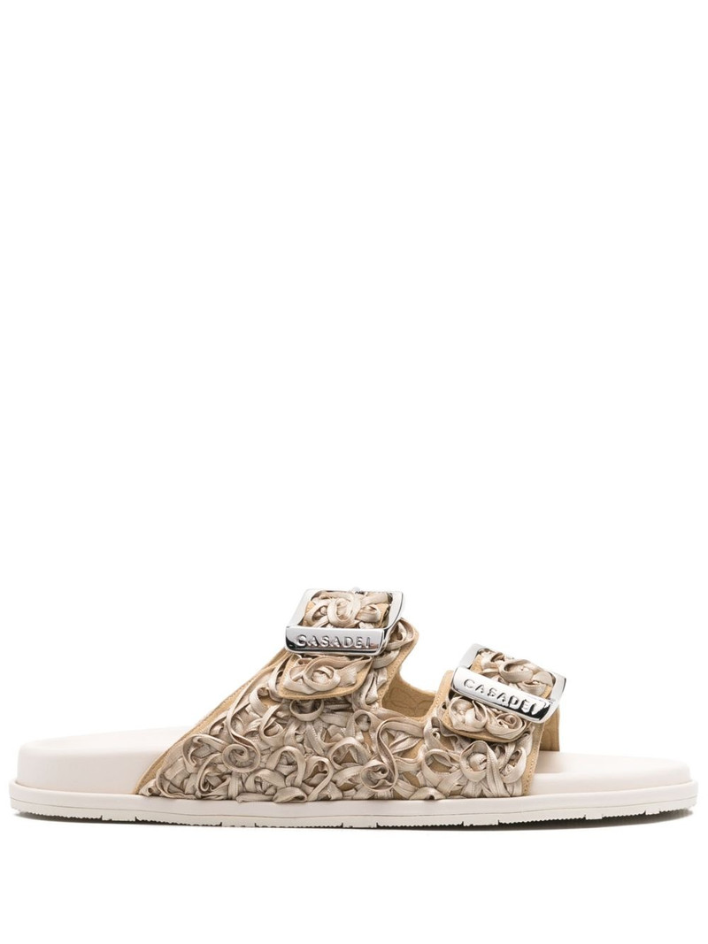 double-buckle sandals 1