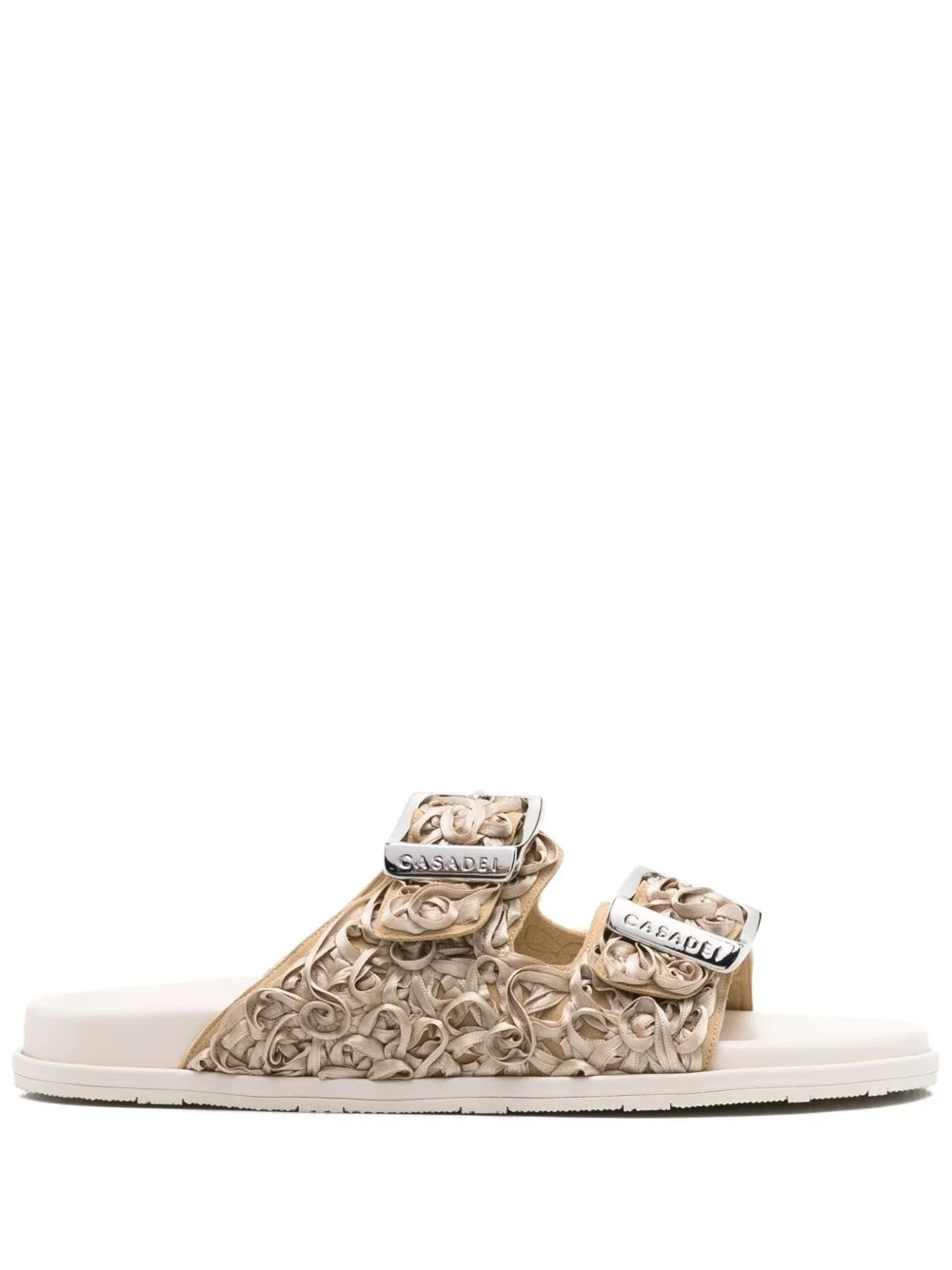 double-buckle sandals - 1