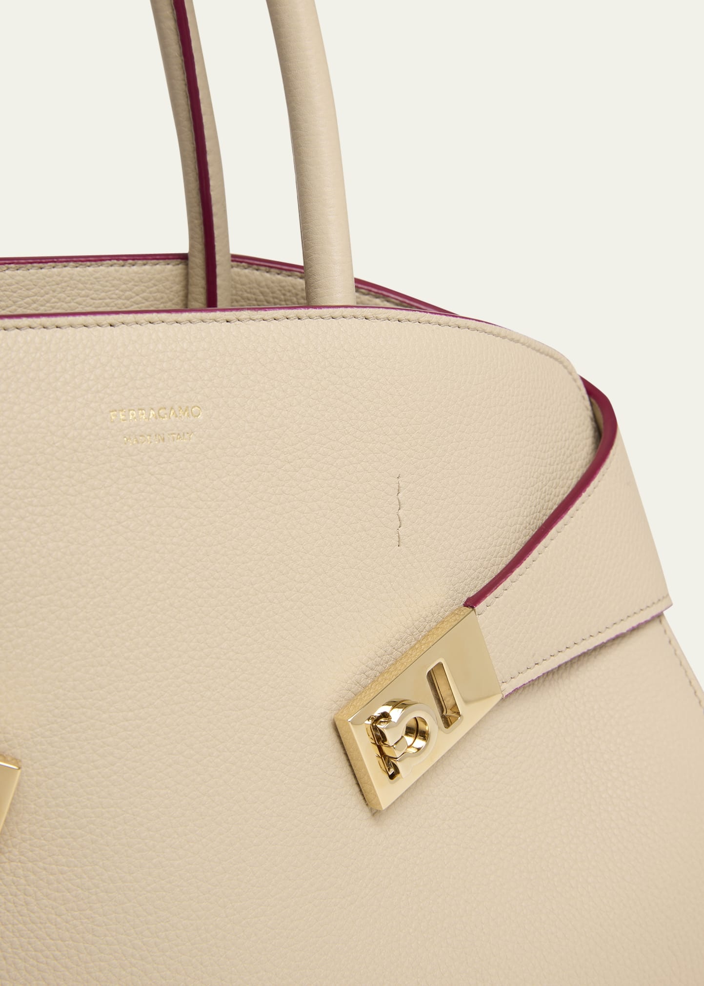 Hug Grainy Leather Crossbody Bag - 5