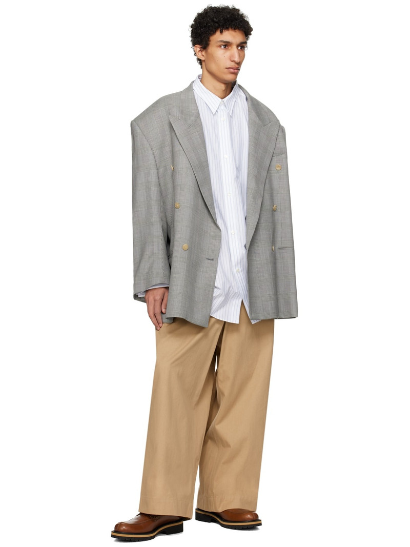 HED MAYNER Beige Patch Pocket Trousers outlook