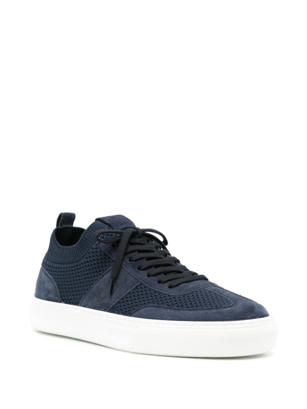 panelled low-top sneakers - 2