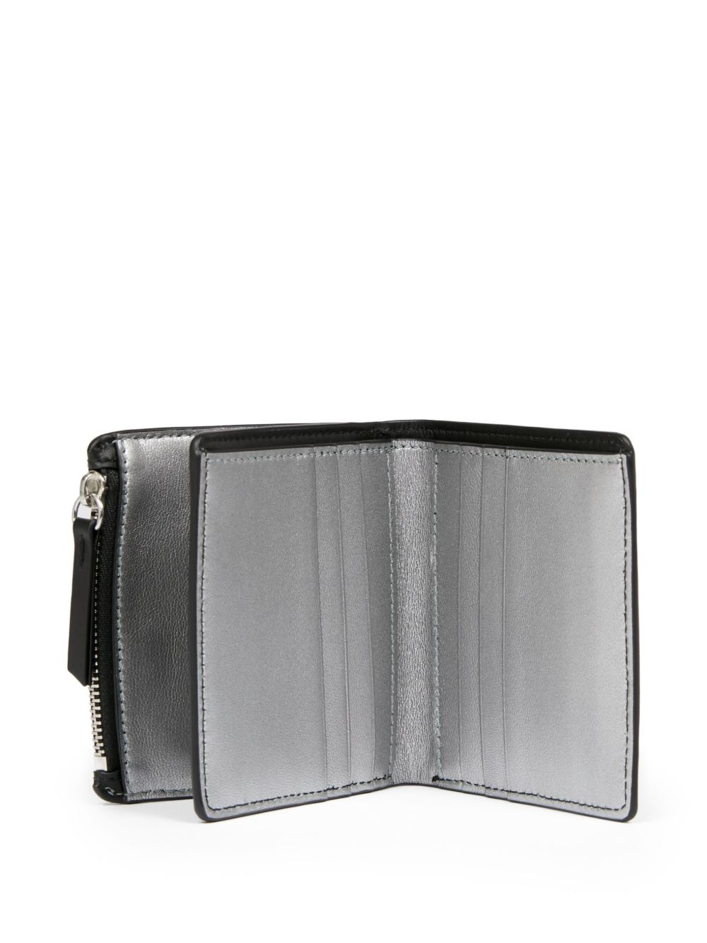 logo leather wallet - 3