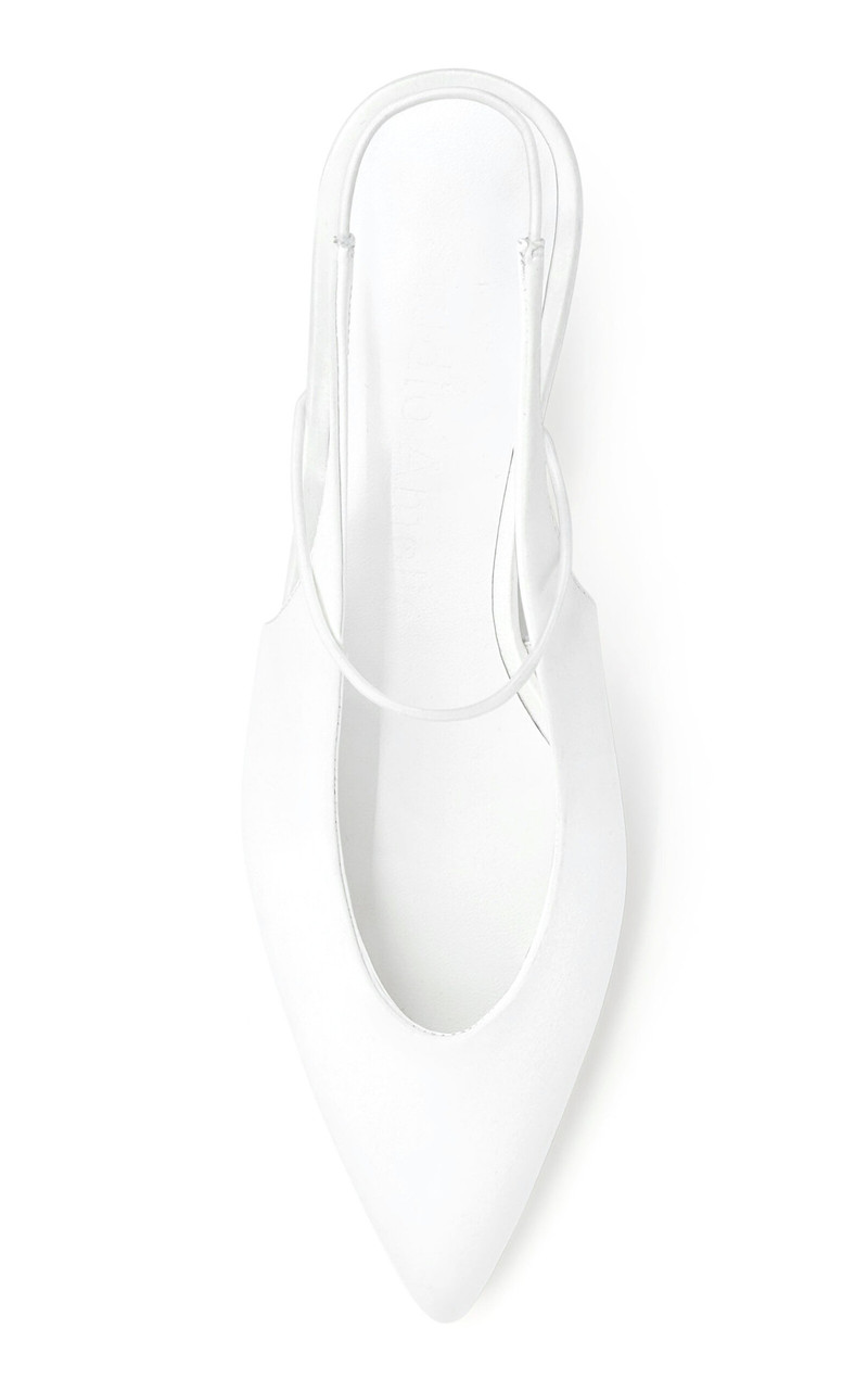 Studio Amelia Mignon Satin Heels white outlook