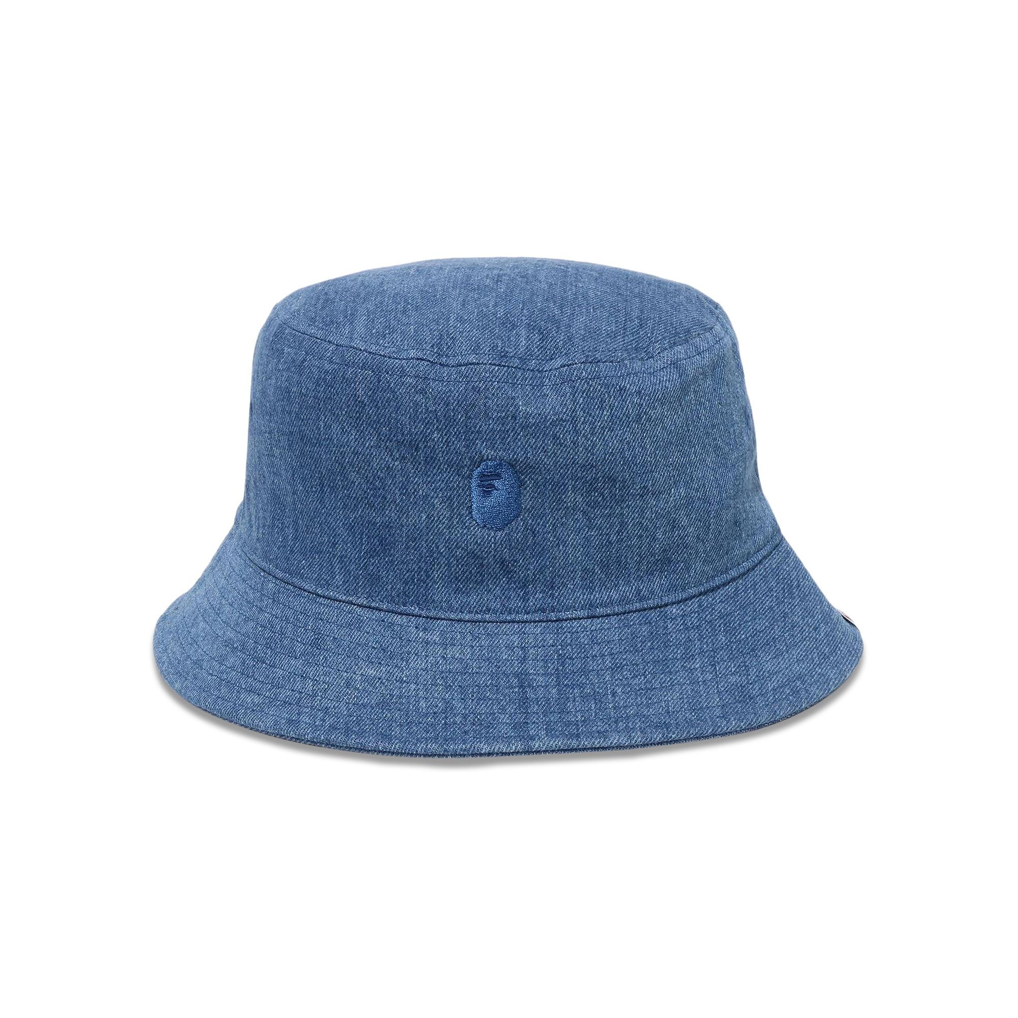 BAPE Denim Bucket Hat 'Light Indigo' - 1