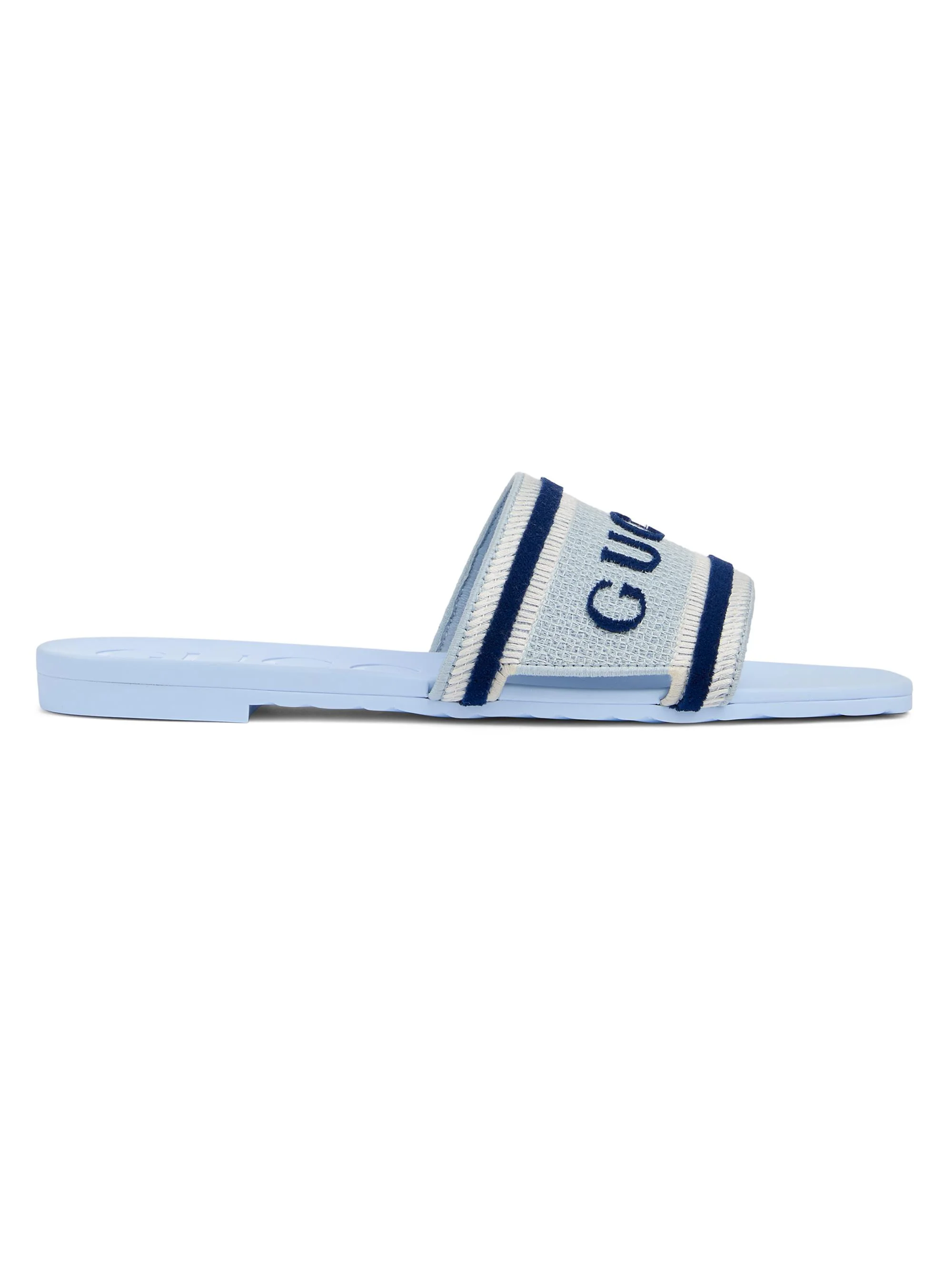 Women's Luna Logo Cotton Canvas Sandals - Sky Blue - 1