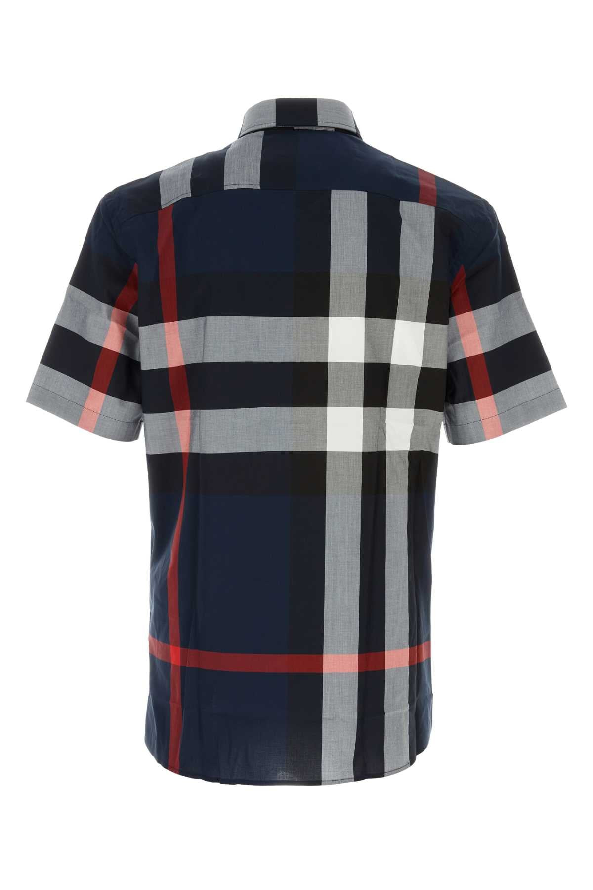 Burberry Men Embroidered Poplin Shirt - 2