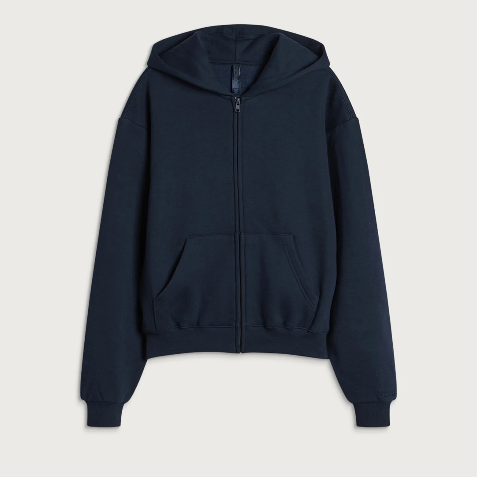 SKIMS Cotton Fleece Classic Zip Up Hoodie - 1
