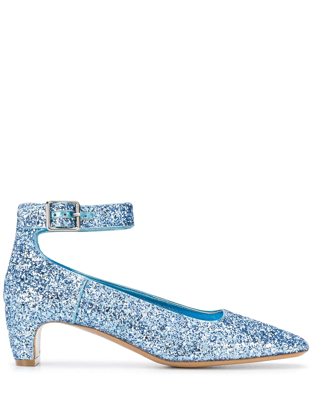 glitter court pumps - 1