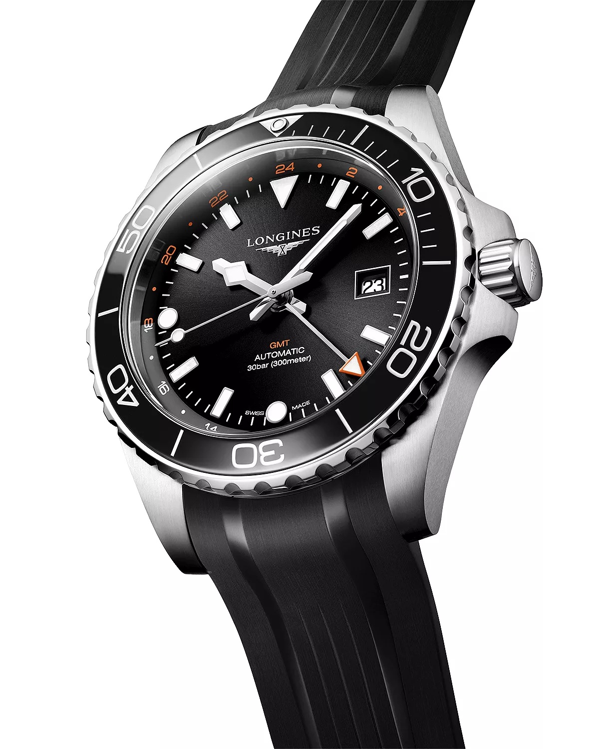 HydroConquest GMT Watch, 43mm - 2