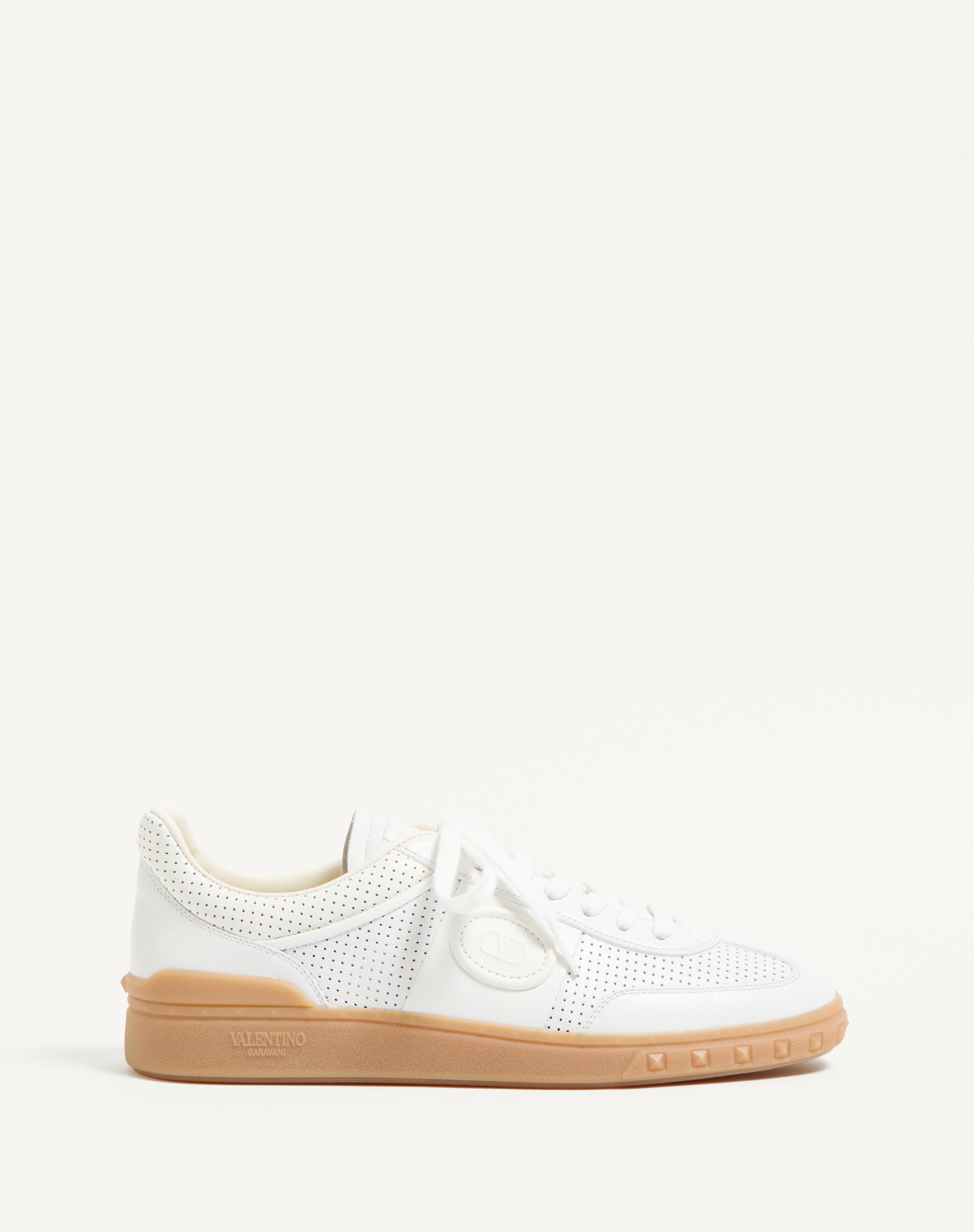 UPVILLAGE LOW-TOP SNEAKER IN PERFORATED NAPPA LEATHER - 1