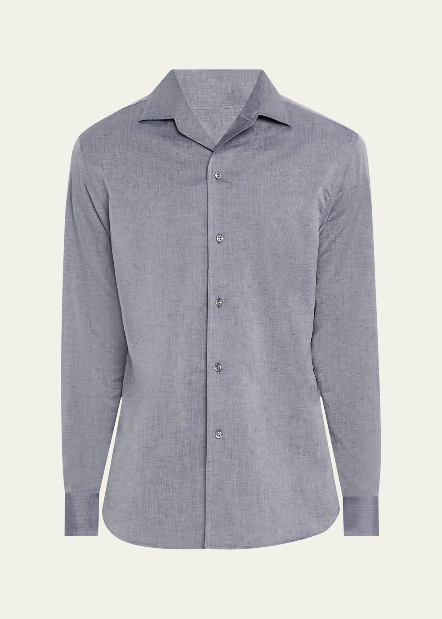 Men's Cotton and Linen Sport Shirt - 1