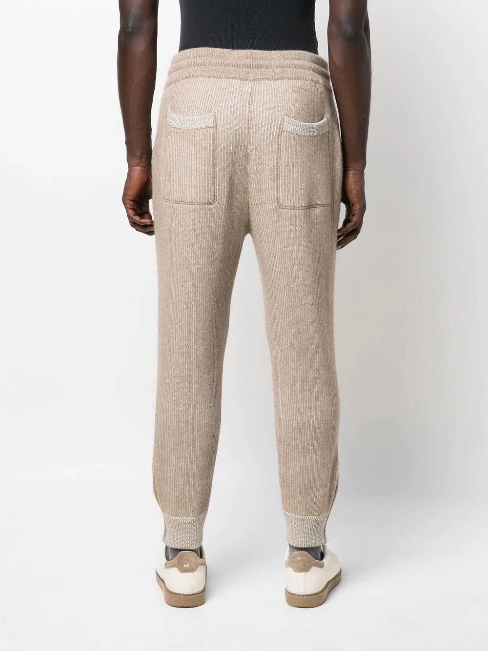 cashmere ribbed joggers - 4