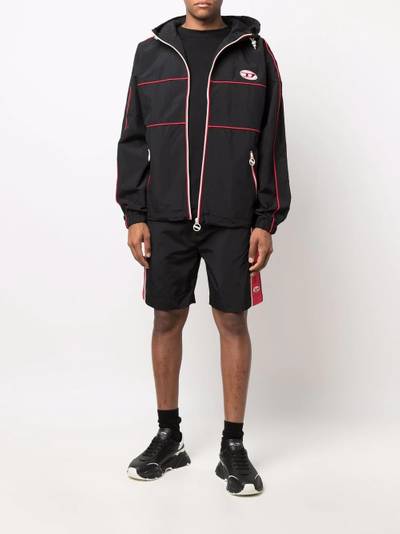 Diesel two-tone track shorts outlook