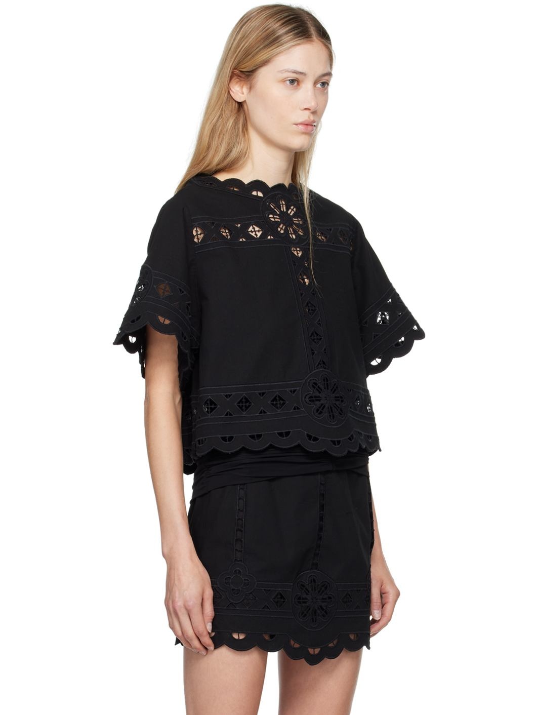 Black Parissa Blouse - 2