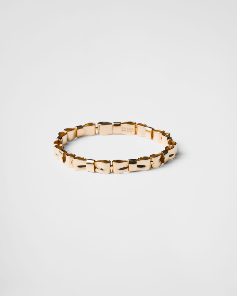 Eternal Gold Bow bracelet - yellow gold 1