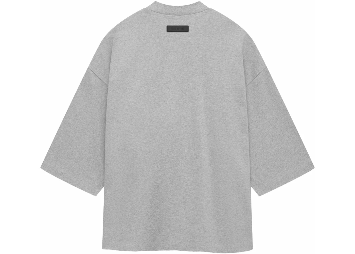 Fear of God Essentials Heavy Jersey Football Tee Light Heather Grey - 2