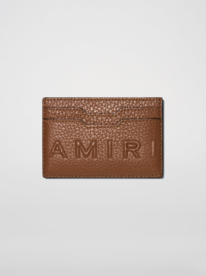 PEBBLED LOGO CARD HOLDER 1