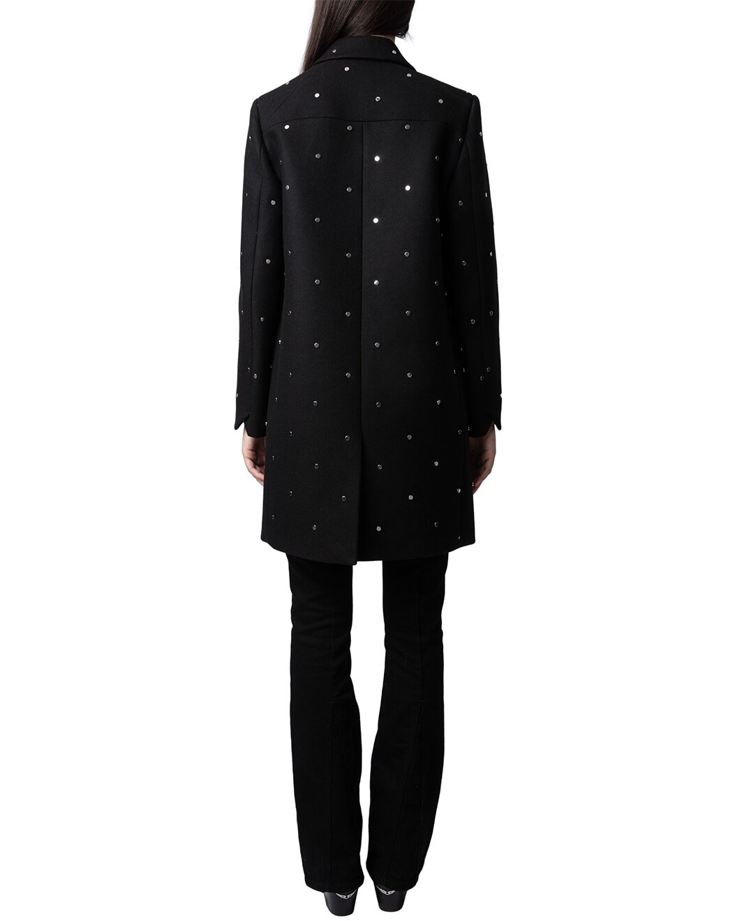 Zadig & Voltaire Marco Studs Wool-Blend Coat - 2