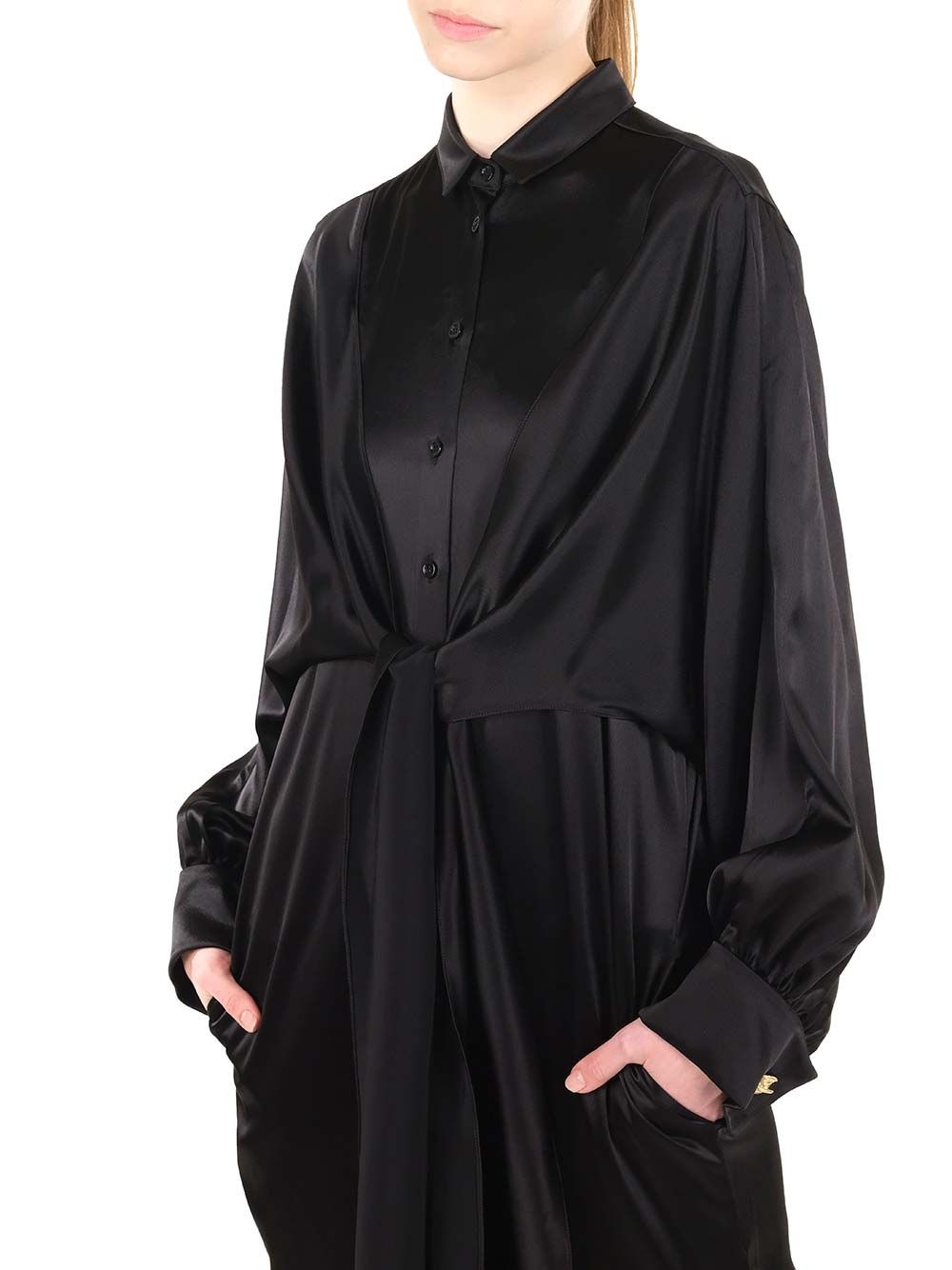Knot Dress Dresses Black - 5