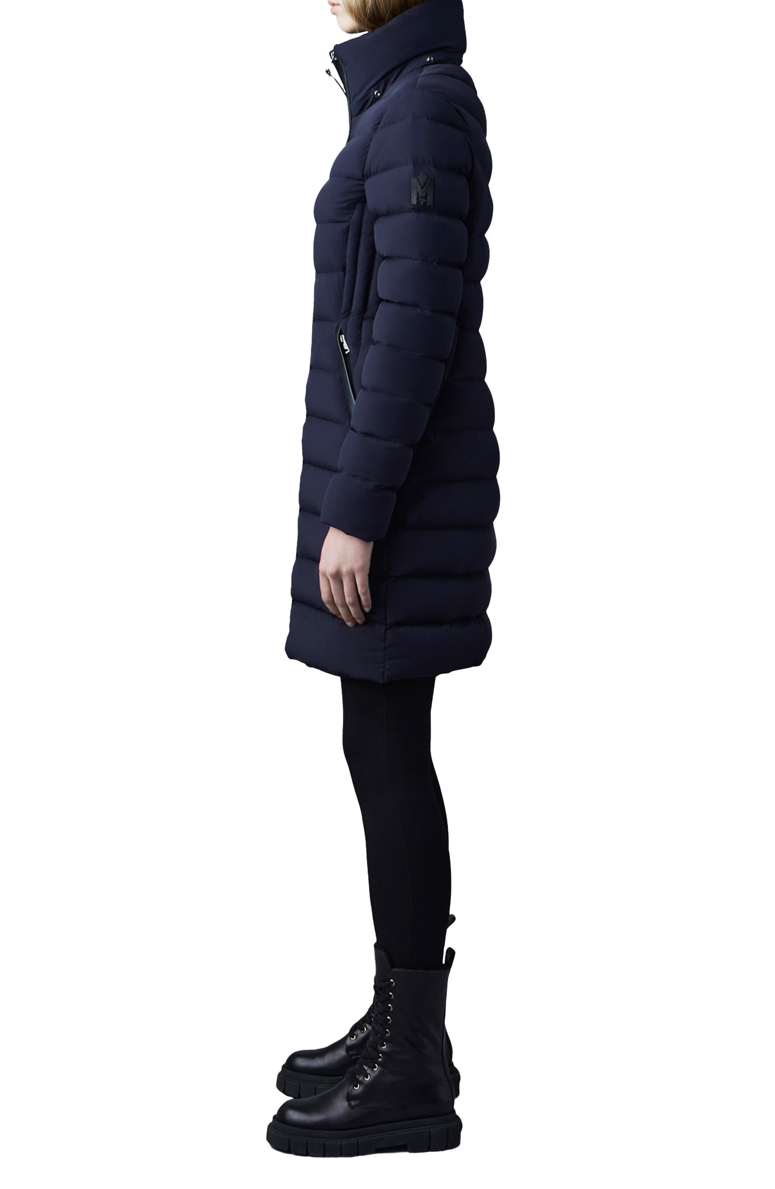 Mackage Farren Water Repellent Down Coat in Navy at Nordstrom - 7