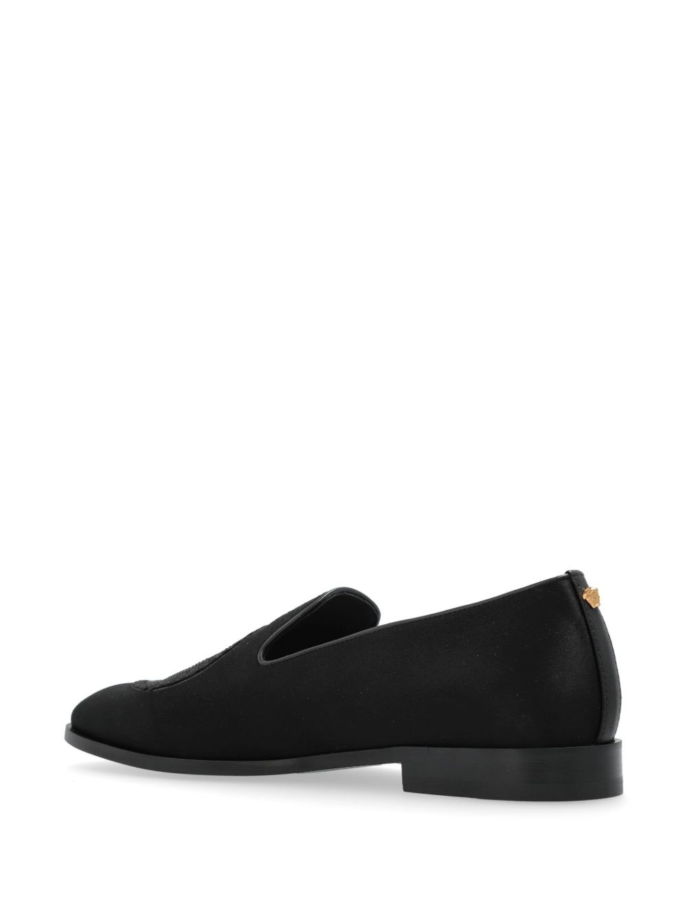 Barocco Medusa-embroidered loafers - 3