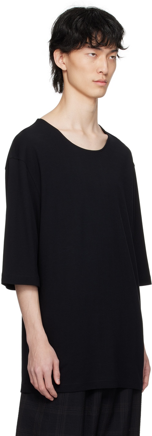 Black Crewneck T-Shirt - 2