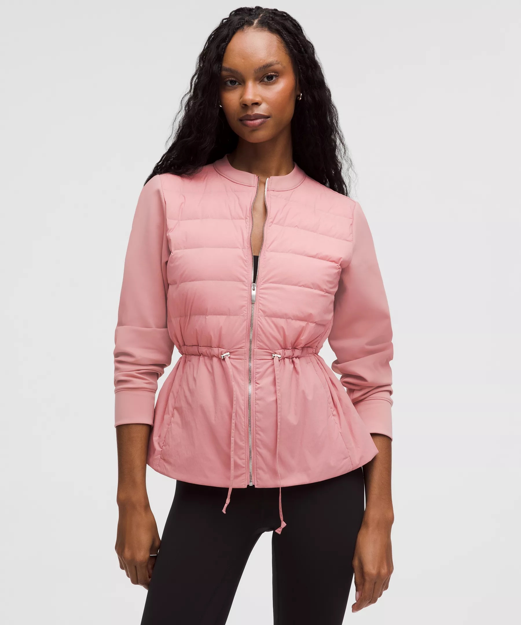 Down-Filled Cinch-Waist Jacket - 1