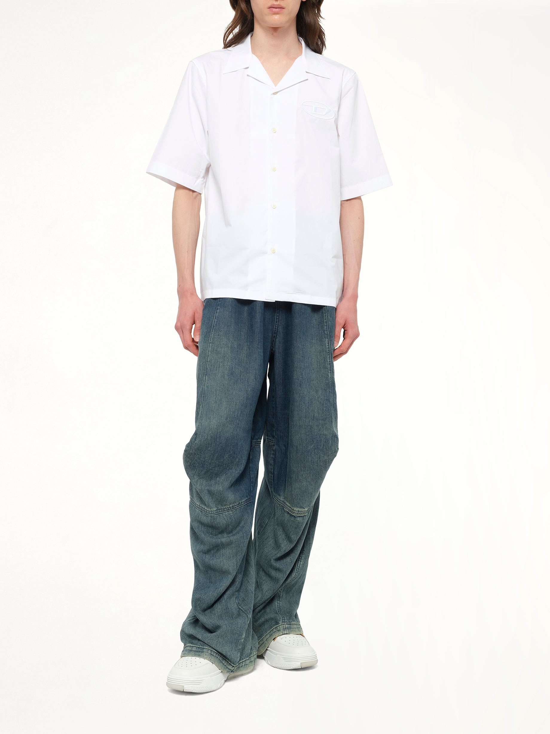 S-MAC-PCAL Short Sleeve Shirt in White - 4