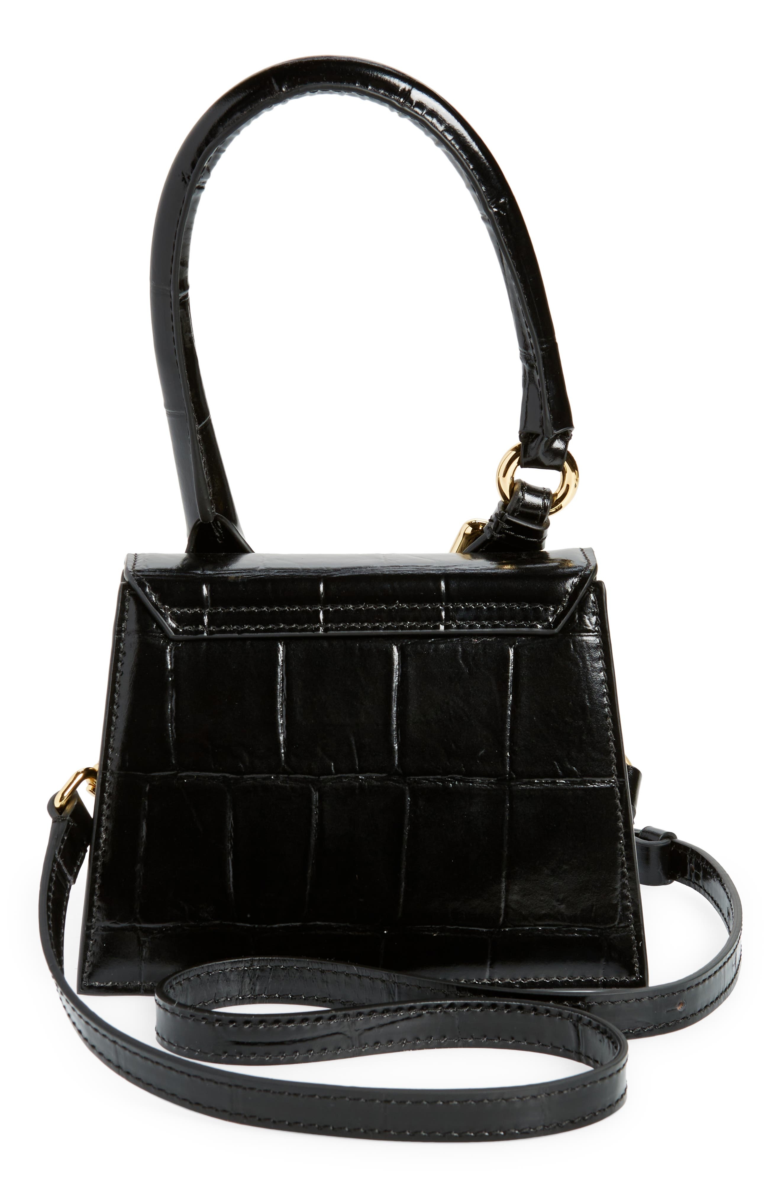 Le Chiquito Croc-Embossed Leather Crossbody Bag - 4