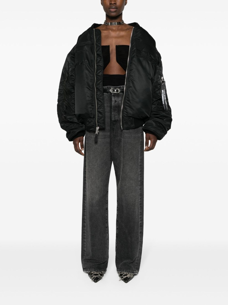 VETEMENTS Blackout Racing bomber jacket outlook
