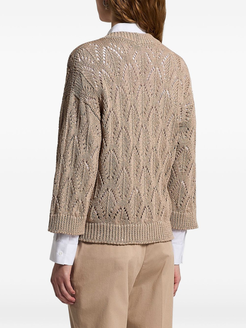 sequinned cordonet cardigan 4