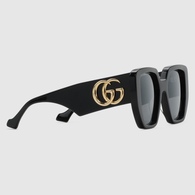 GUCCI Rectangular-frame sunglasses outlook