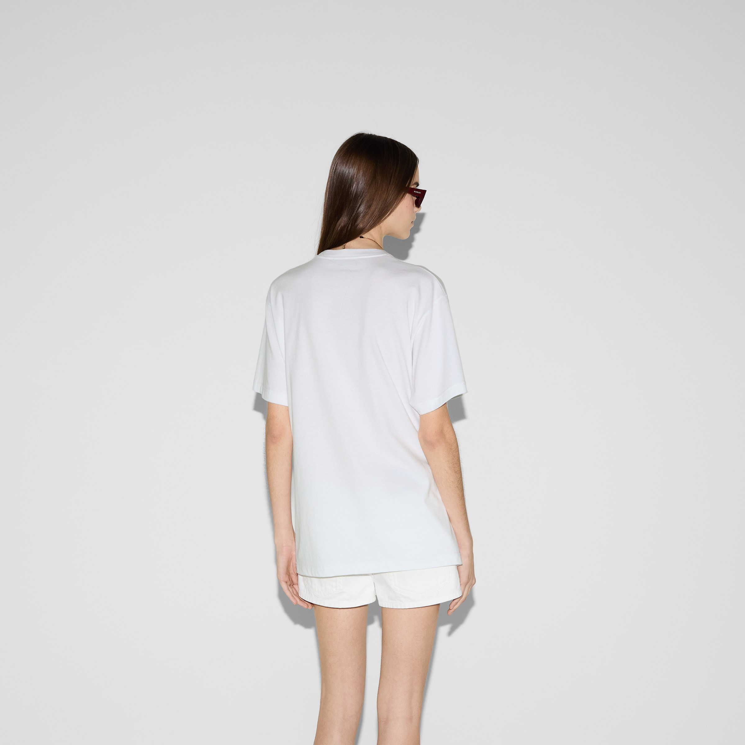 Printed cotton jersey T-shirt - 4