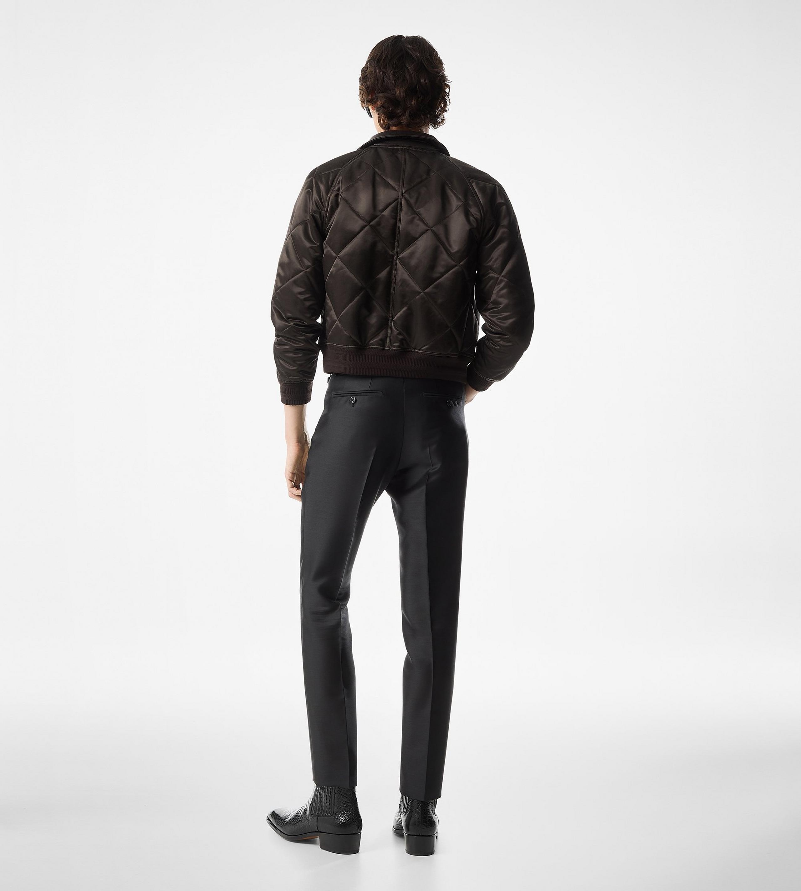 QUILTED SATIN RAGLAN BLOUSON - 3