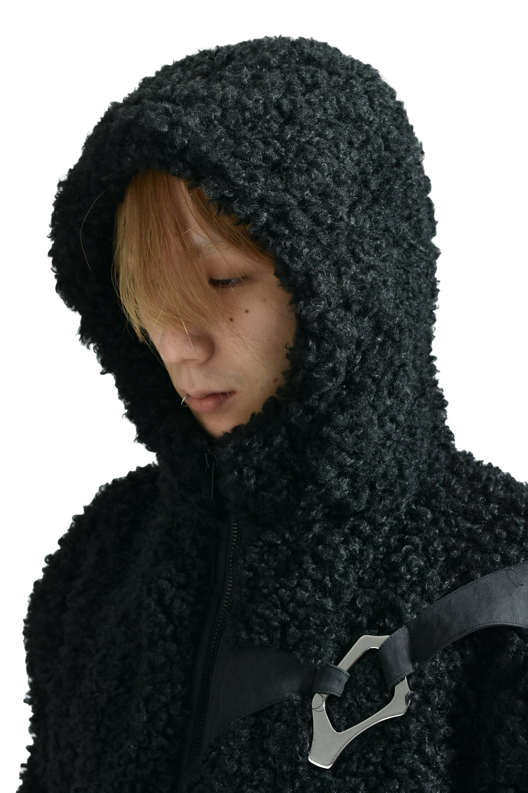 CHIAROSCURO FLEECE / BLK - 4