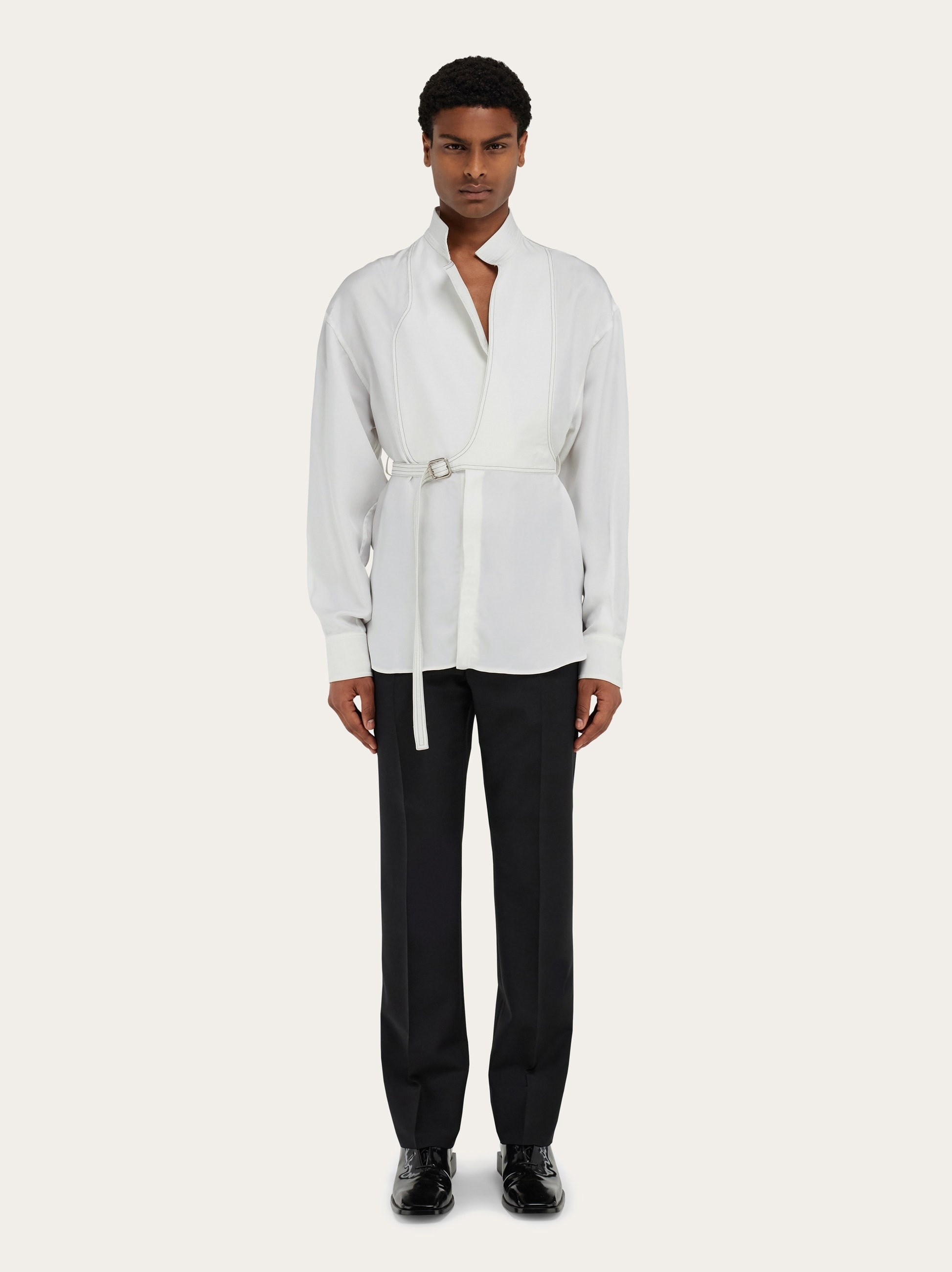Bib detail shirt - 6