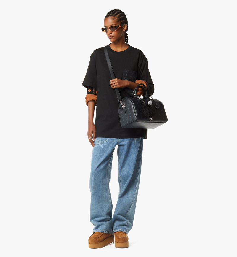 MCM Ella Boston Bag in Visetos outlook