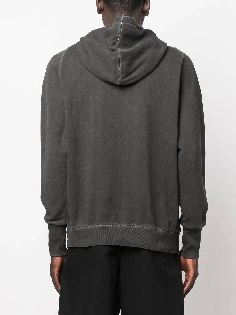 drawstring organic-cotton hoodie - 4