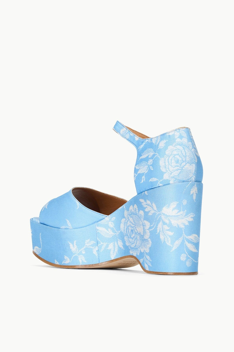 STAUD STAUD STELLA PLATFORM SANDAL BLUE ROSE outlook
