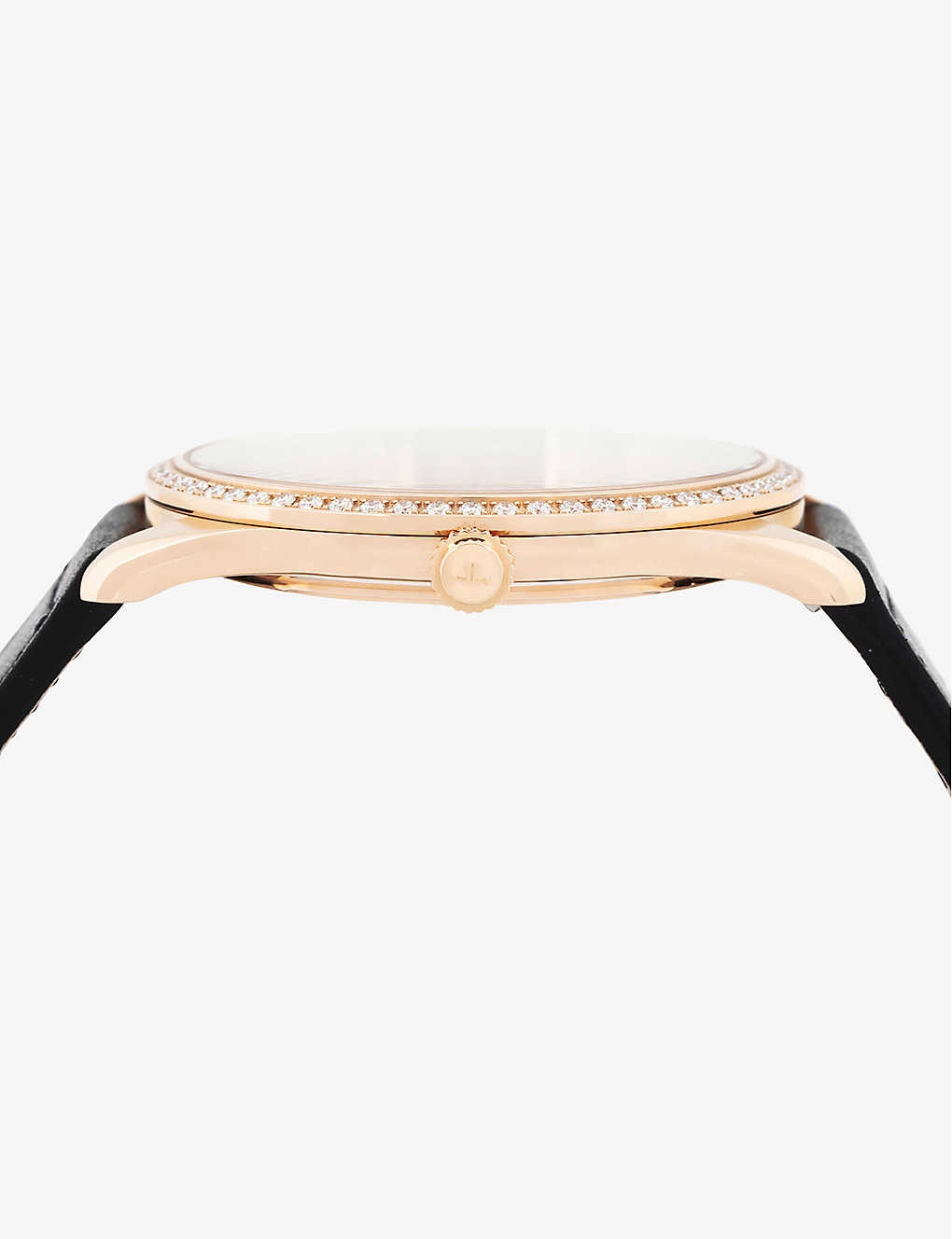 Q1232501 Master Ultra Thin rose-gold, 0.85ct diamond and calfskin-leather watch - 4